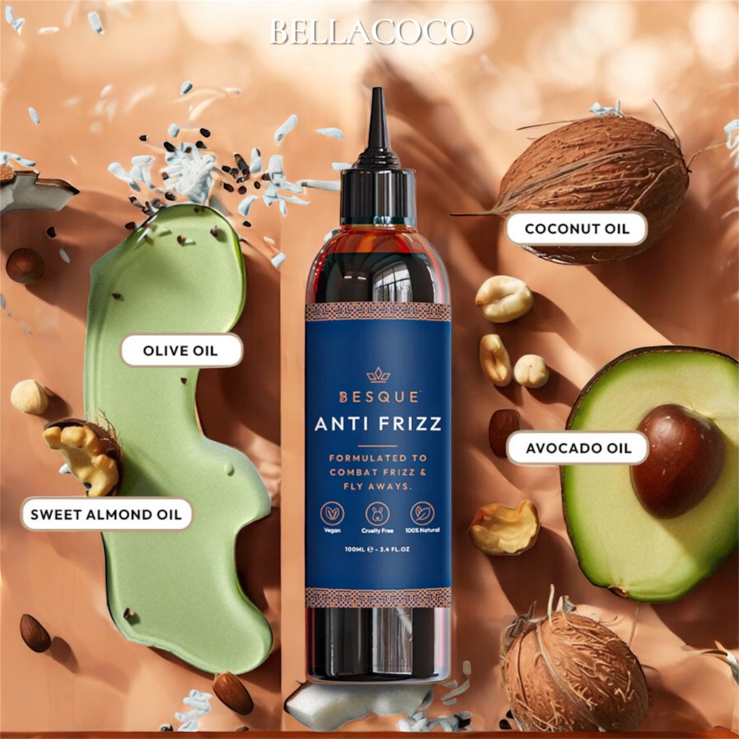 Instant Anti-Frizz Hair Oil